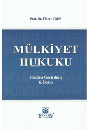 Mülkiyet Hukuku - 1