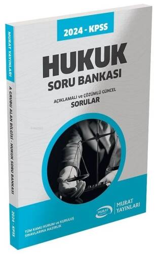 Murat 2024 KPSS A Grubu Hukuk Soru Bankası Çözümlü Murat Yayınları - 1