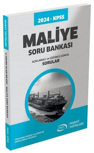 Murat 2024 KPSS A Grubu Maliye Soru Bankası Çözümlü Murat Yayınları - 1