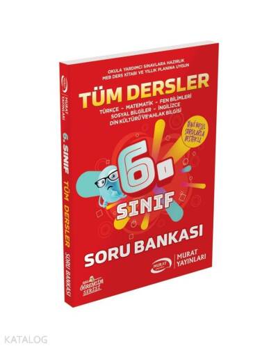 Murat Yayınları 6. Sınıf Tüm Dersler Soru Bankası Murat - 1