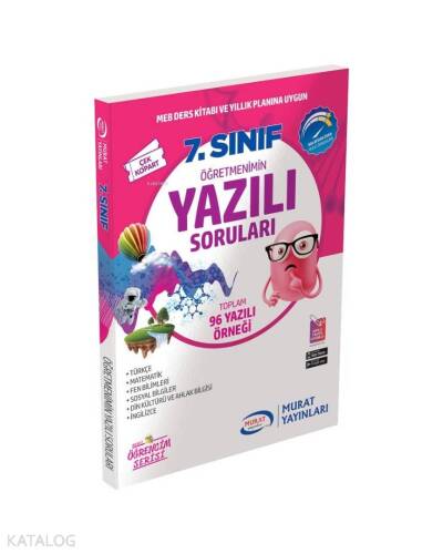 Murat Yayınları 7. Sınıf Öğretmenimin Yazılı Soruları Murat - 1