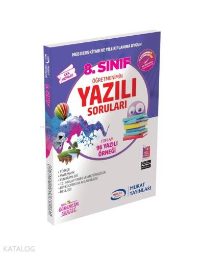 Murat Yayınları 8. Sınıf Öğretmenimin Yazılı Soruları Murat - 1