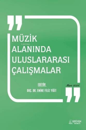 Müzik Alanında Uluslararası Çalışmalar Mart 2024 - 1