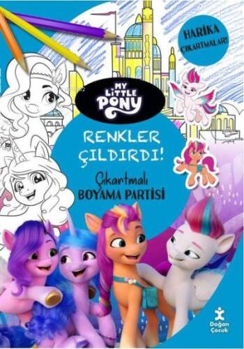 My Lıttle Pony Renkler Çıldırdı Çıkartmalı Boyama Partisi - 1