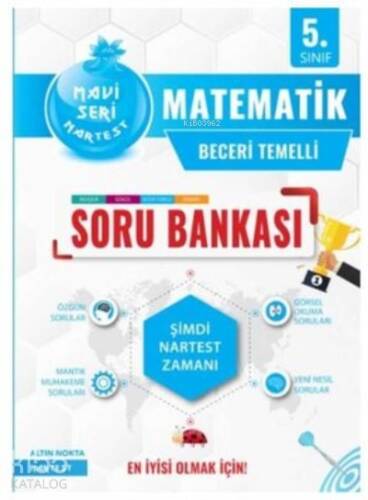 Nartest 5.Sınıf Matematik Soru Bankası Mavi - 1