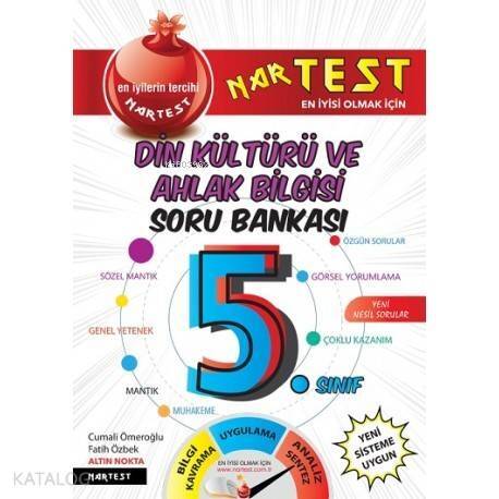 Nartest Yayınları 5. Sınıf Din Kültürü ve Ahlak Bilgisi Soru Bankası Nartest - 1