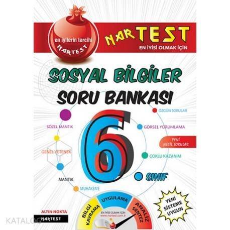 Nartest Yayınları 6. Sınıf Süper Zeka Sosyal Bilgiler Soru Bankası Nartest - 1