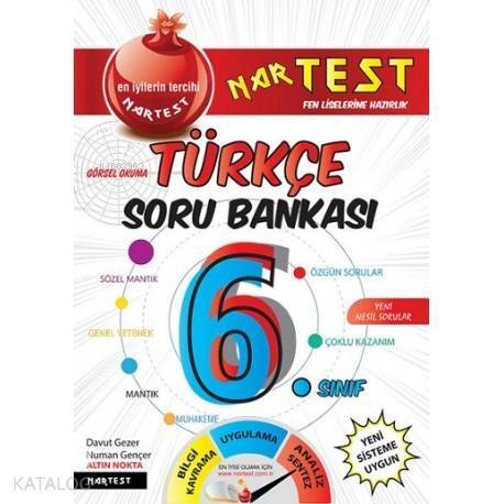 Nartest Yayınları 6. Sınıf Süper Zeka Türkçe Soru Bankası Nartest - 1