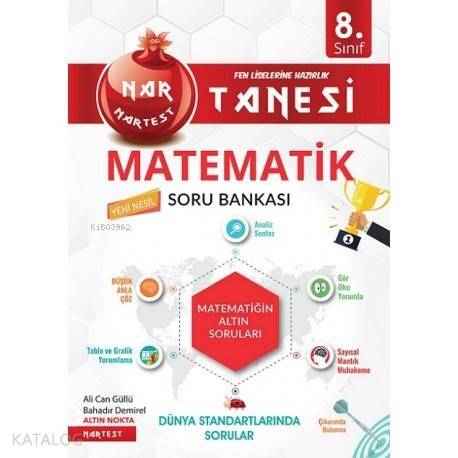 Nartest Yayınları 8. Sınıf LGS Matematik Nar Tanesi Soru Bankası Nartest - 1