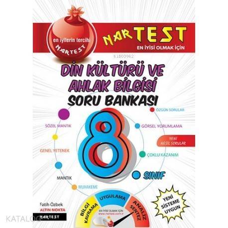 Nartest Yayınları 8. Sınıf LGS Süper Zeka Din Kültürü ve Ahlak Bilgisi Soru Bankası Nartest - 1