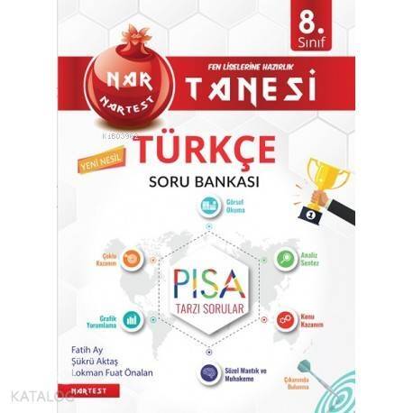 Nartest Yayınları 8. Sınıf LGS Türkçe Nar Tanesi Soru Bankası Nartest - 1