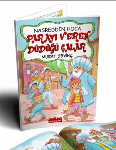 Nasrettin Hoca Parayı Veren Düdüğü Çalar (Renkli Resimli) - 1