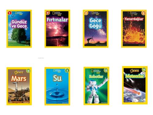 National Geographic Kids Bilim Seti 8 Kitap - 1