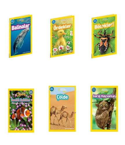 National Geographic Kids Okul Öncesi Serisi 6 Kitap - 1