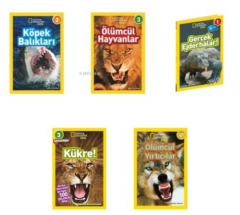 National Geographic Kids Ölümcül Hayvanlar Seti 5 Kitap - 1