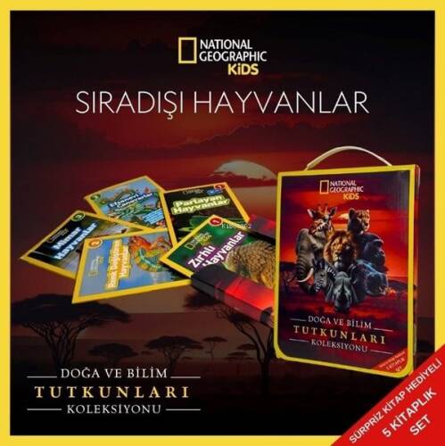 National Geographic Kids - Sıradışı Hayvanlar Seti - 5 Kitap Takım - Doğa ve Bilim Tutkunları Koleksiyonu - 1