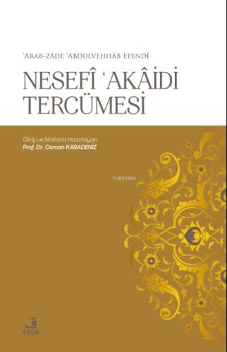 Nefesi ‘Akaidi Tercümesi - 1