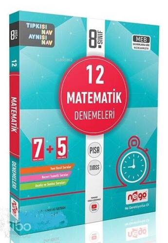 Nego Yayınları 8. Sınıf LGS Matematik 12 Denemeleri Nego - 1