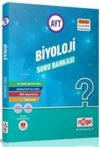 Nego Yayınları AYT Biyoloji Tamamı Video Çözümlü 13x25 Deneme - 1