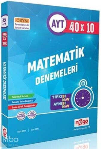 Nego Yayınları AYT Matematik 10x40 Fasikül Branş Denemeleri Nego - 1