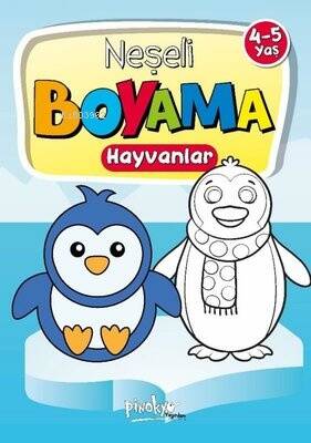 Neşeli Boyama Hayvanlar 4 - 5 Yaş - 1