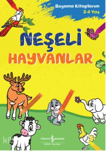 Neşeli Hayvanlar;Boyama Kitaplarım 3-4 Yaş - 1