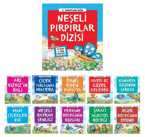 Neşeli Pırpırlar Dizisi;(10 Kitap+Soru Kitapçığı) - 1