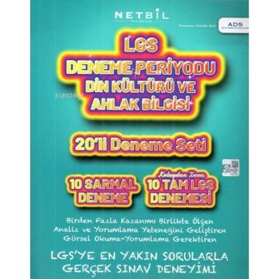 Netbil 8. Sınıf LGS Din Kültürü Ve Ahlak Bilgisi 20 li Deneme Seti - 1