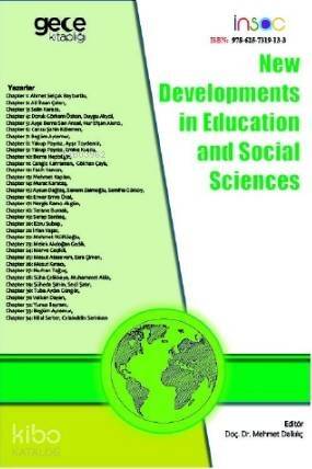 New Developments in Education and Social Sciences - 1