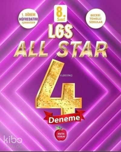 Newton Yayınları 8. Sınıf 1. Dönem LGS All Star 4 Deneme Newton - 1