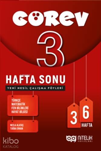 Nitelik 3.Sınıf Görev Hafta Sonu Yeni Nesil Çalışma Föyleri *Yeni* - 1