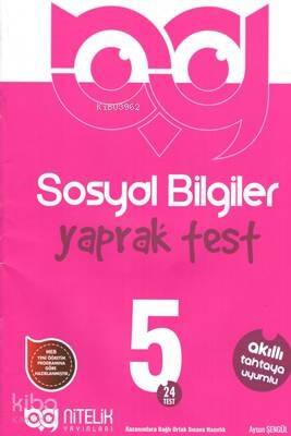 Nitelik - 5. Sınıf Sosyal Bilgiler Yaprak Test - 1