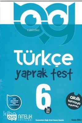 Nitelik - 6. Sınıf Türkçe Yaprak Test - 1