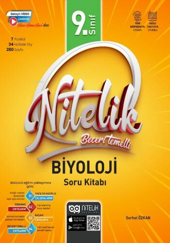 Nitelik 9. Sınıf Beceri Temelli Biyoloji Soru Kitabı - 1