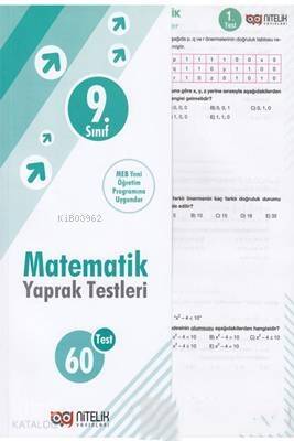 Nitelik - 9. Sınıf Matematik Yaprak Test Yeni 2019 - 1