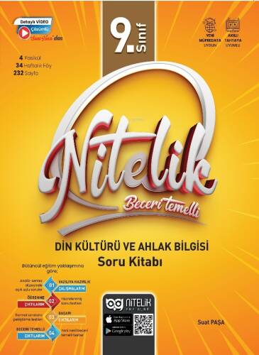 Nitelik 9.Sınıf Din Kültürü ve Ahlak Bilgisi Soru Kitabı Beceri Temelli - 1