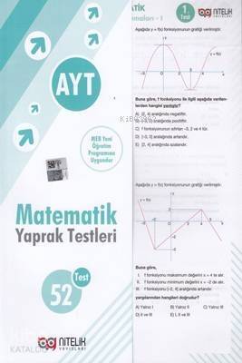 Nitelik -AYT Matematik Yaprak Testleri - 1