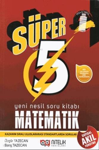 Nitelik Süper 5. Sınıf Matematik Yeni Nesil Soru Kitabı - 1