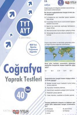 Nitelik - TYT AYT Coğrafya Yaprak Testleri - 1