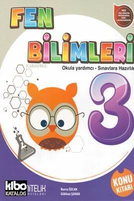 Nitelik Yayınları 3. Sınıf Fen Bilimleri Konu Kitabı - 1