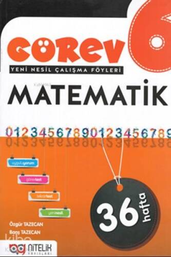 Nitelik Yayınları 6.Sınıf Görev Matematik Yeni Nesil Çalışma Föyleri - 1