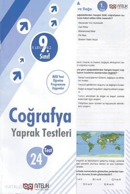 Nitelik Yayınları 9. Sınıf Coğrafya Yaprak Testleri - 1