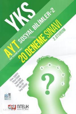 Nitelik Yayınları AYT Sosyal Bilimler 2 20 Deneme Sınavı Nitelik - 1