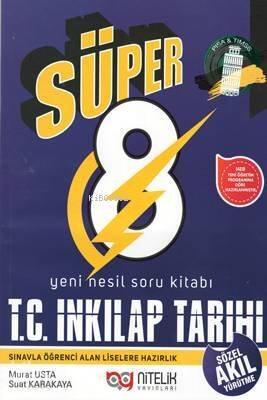 Nitelik Yayınları Süper 8. Sınıf T.C İnkılap Tarihi Yeni Nesil Soru Kitabı - 1