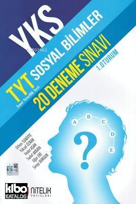 Nitelik Yayınları TYT Sosyal Bilimler 20 Deneme Sınavı Nitelik - 1