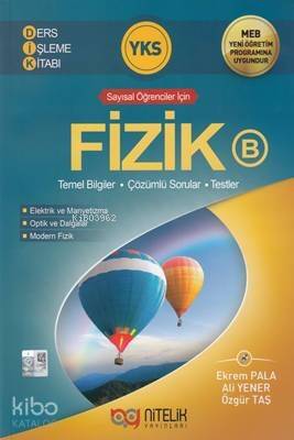 Nitelik Yayınları YKS Fizik B Ders İşleme Kitabı Sayısal Öğrenciler İçin Yeni - 1