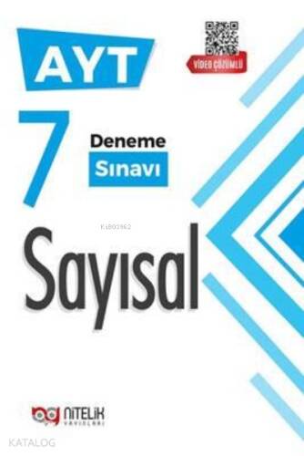 Nitelik YKS AYT Sayısal 7 Deneme Sınavı - 1