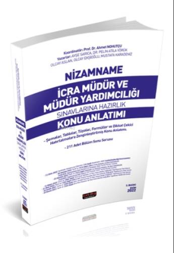 Nizamname İcra Müdür ve Müdür Yardımcılığı Sınavlarına Hazırlık Konu Anlatımı - 1