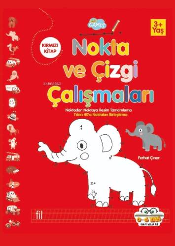 Nokta ve Çizgi Çalışmaları Kırmızı Kitap - 1