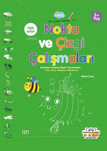 Nokta ve Çizgi Çalışmaları Yeşil Kitap - 1